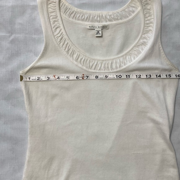 Banana Republic Cream Sweater Vest Size M - Picture 7 of 8